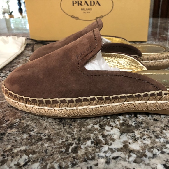 Prada Calzature Donna Women Round Toe Slip On - Picture 1 of 6